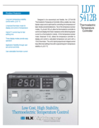 ILX-Lightwave-peltier-TEC-temperature-controller-Model-LDT-5412