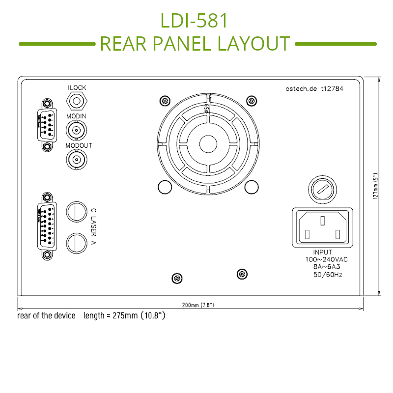 100A Laser Diode Bar Driver Connections
