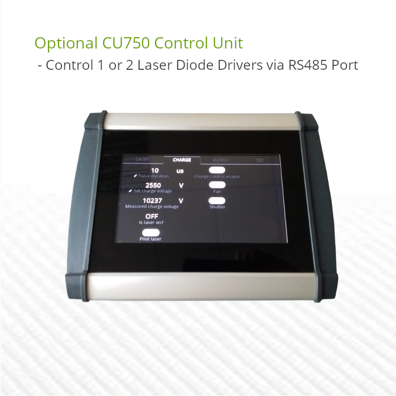 External Control Panel for Fedal Laser Diode Drivers