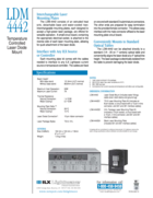 ILX-Lightwave-HHL-TO-3-Can-laser-diode-mount-Model-LDM-4442