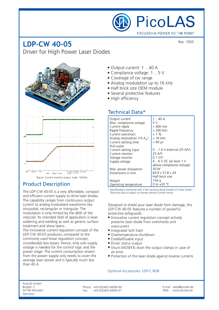 Laser Diode Drivers (ALL LEADING BRANDS)