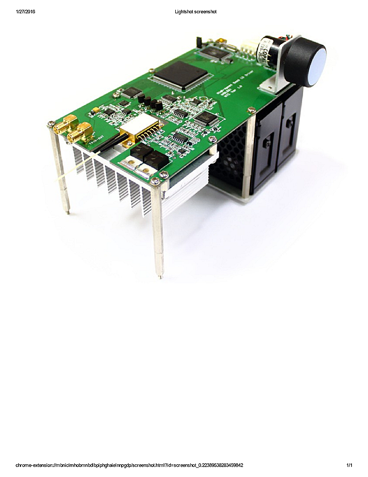 100 MHz, Picosecond Pulse Laser Diode Conroller, OEM Board