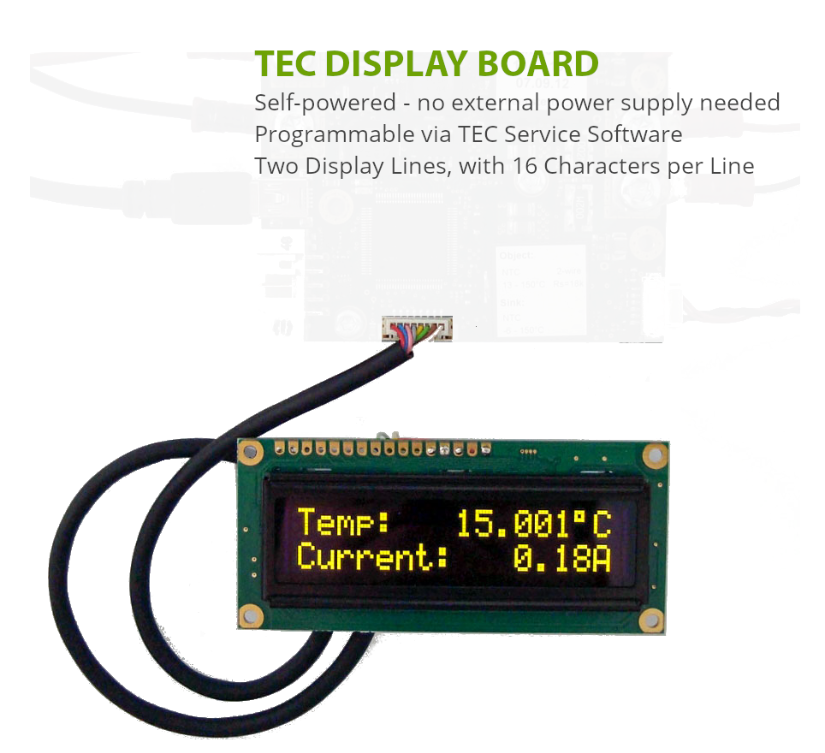 OEM TEC Controller Display Kit