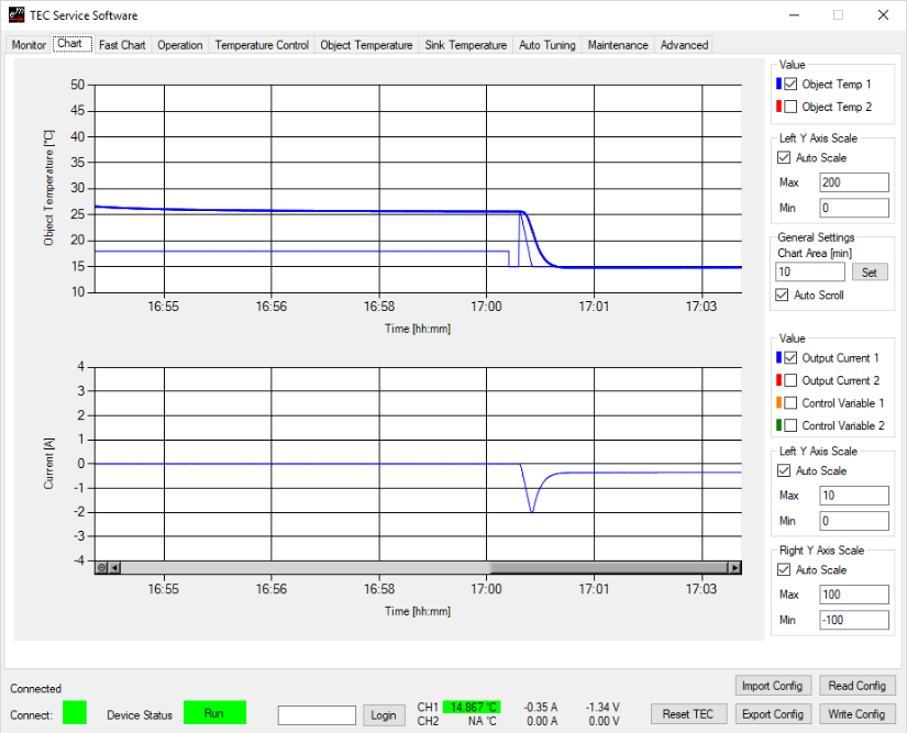 Pulse 480W Temperature Controller Software
