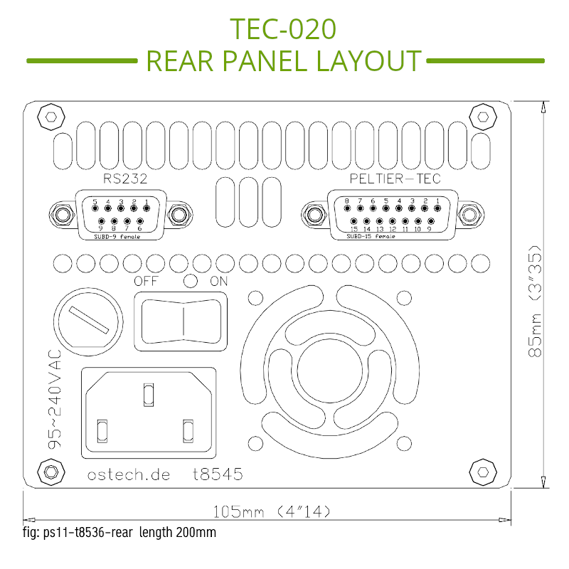 Model TEC-020 TEC Controller