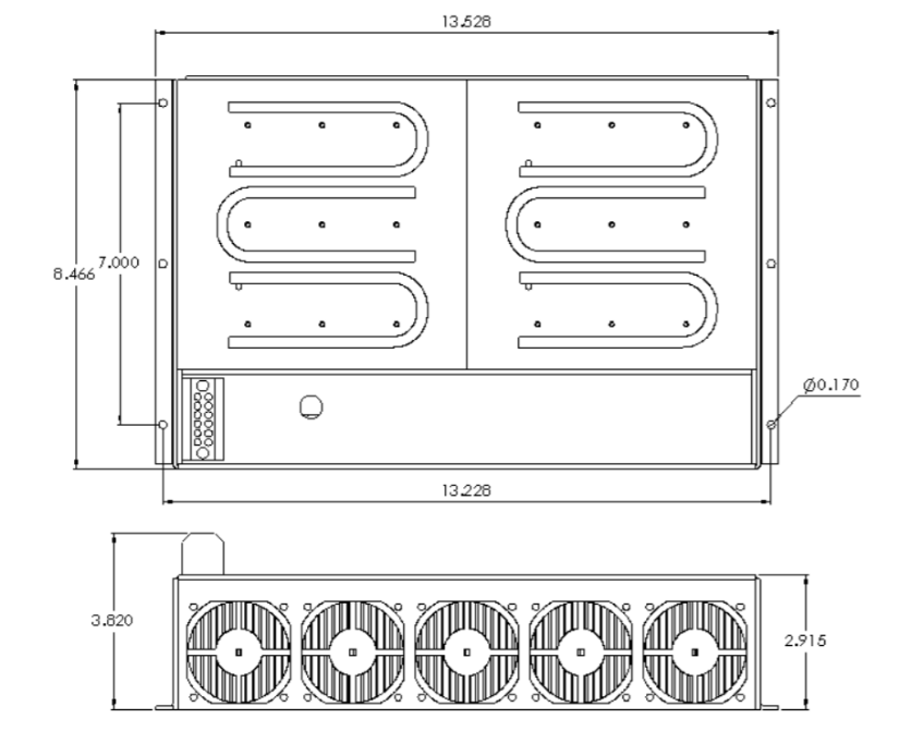 High Power Heatsink for Laser Diodes 300 Watt