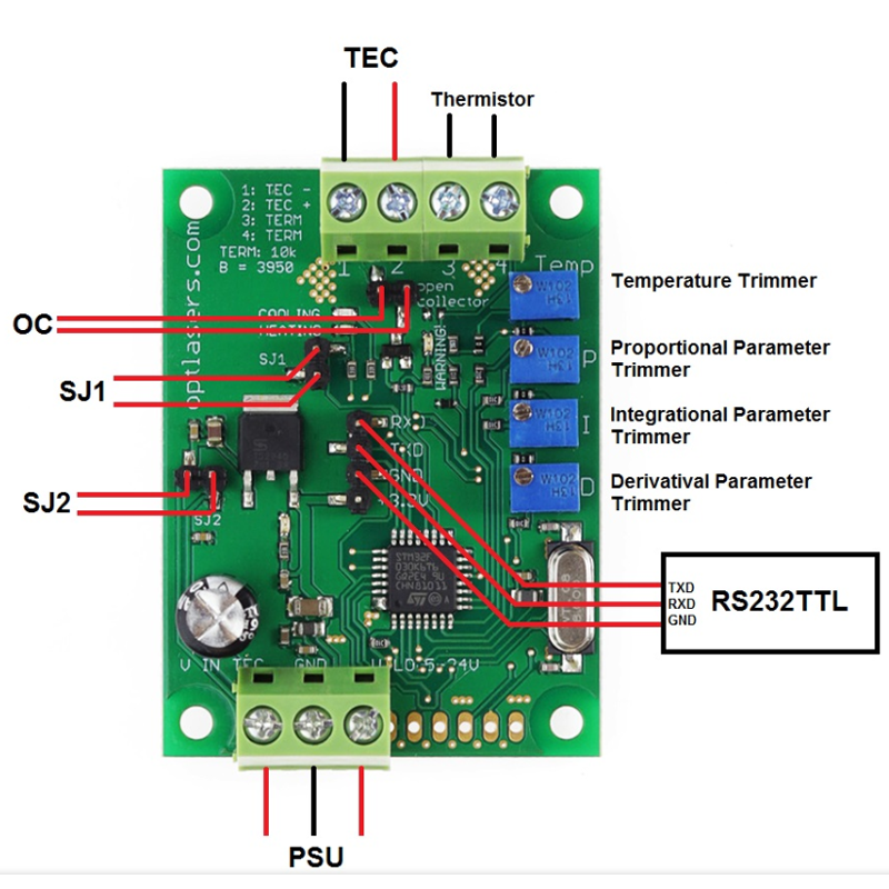 TEC controller schematic