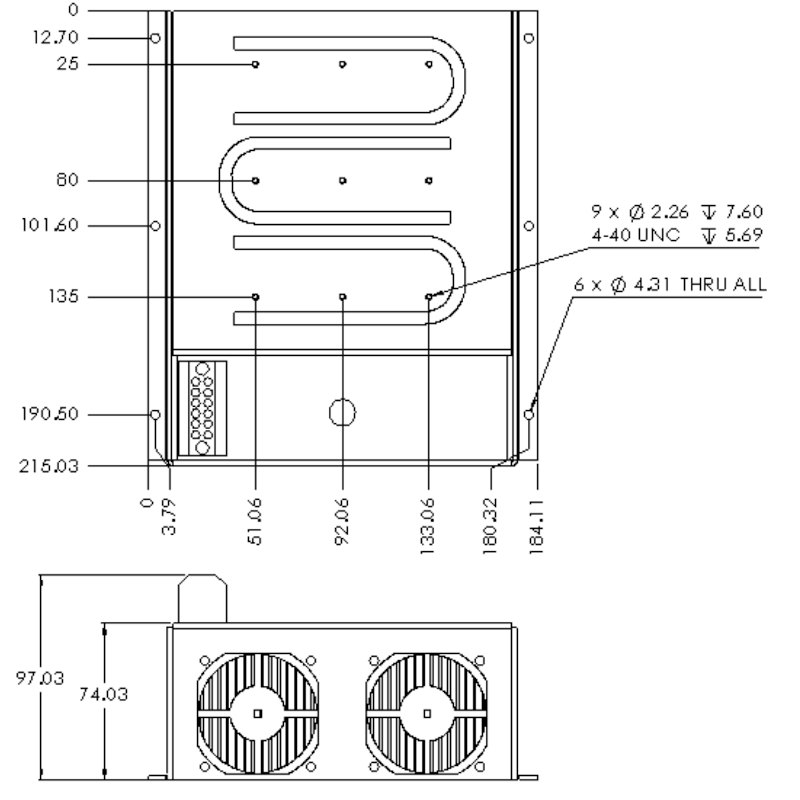 Laser Diode Heatsink Peltier Dimensions