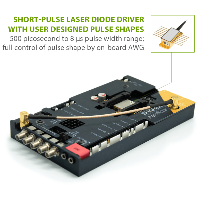 Laser Diode Pulse Driver, User Designed Pulse Shapes