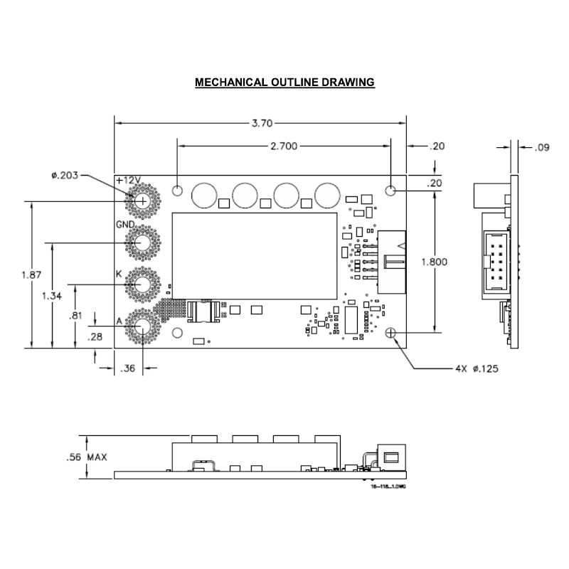 787 Analog Modules Drawing