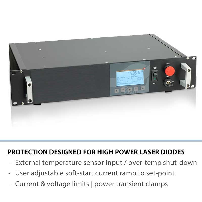 high power driver for laser diodes