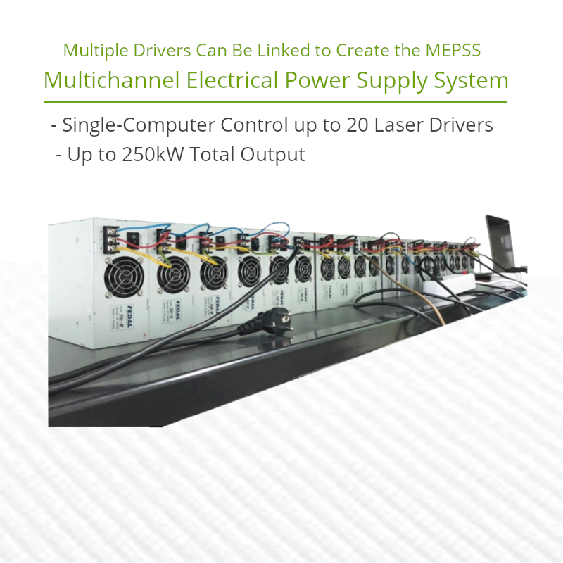 Multiple Channel High Power QCW Laser Driver