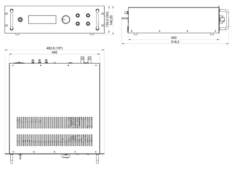 high power diode driver dimensions