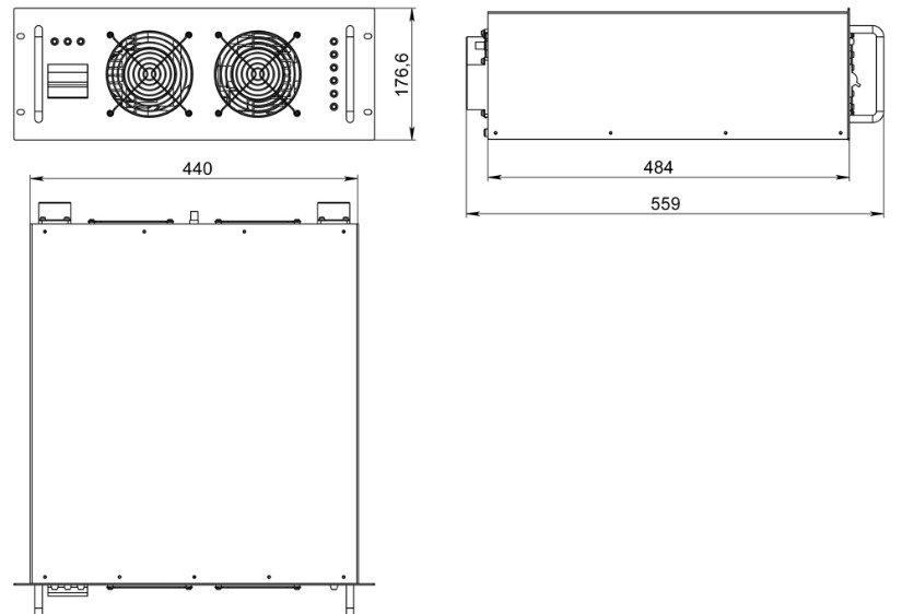 350A Laser Diode Driver Dimensions