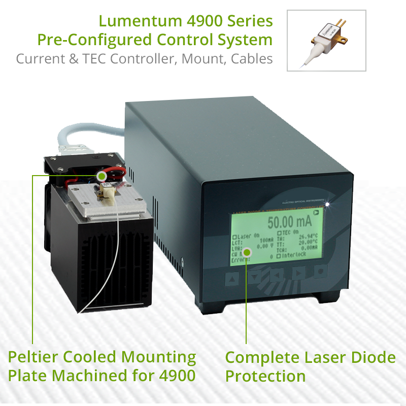 laser diode controller front panel view