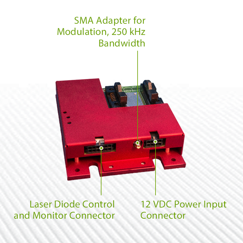 LASER DIODE CONTROLLER REAR VIEW