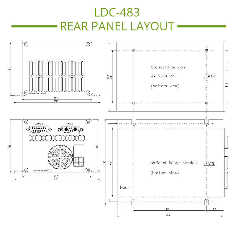 15 Amp High Power Laser Diode Controller Layout