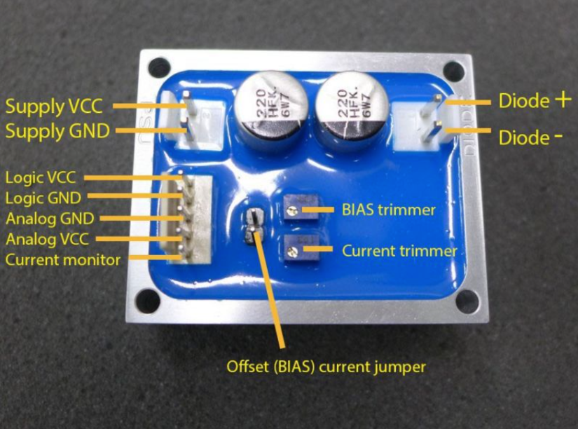 	hpldd-5a-48v Laser Diode Driver Pin Configuration