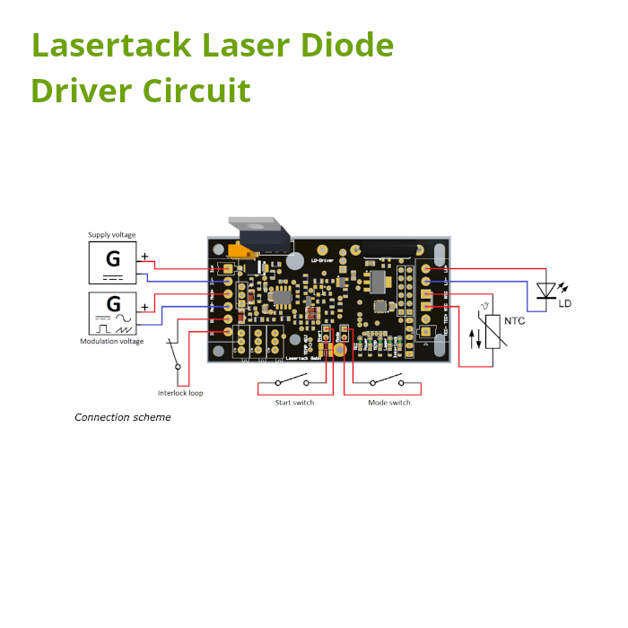 Laser Diode Driver Circuit Connection Diagram