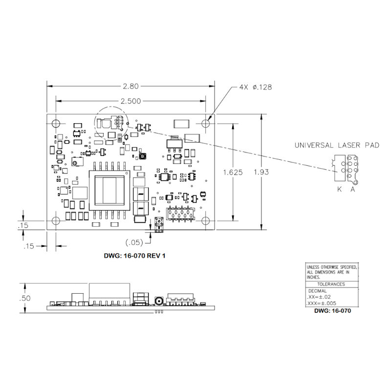 Analog Modules Model 767  Dimensions