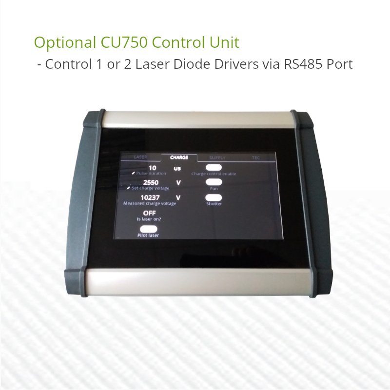 Fedal external laser diode control panel