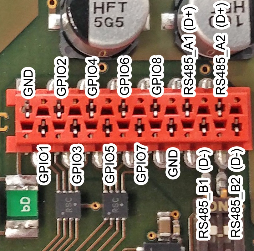 TEC Controller output settings
