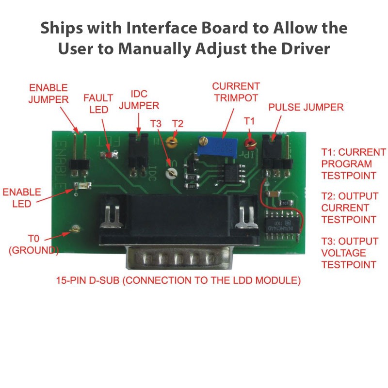 LDD-100 Laser Diode Driver Schematic