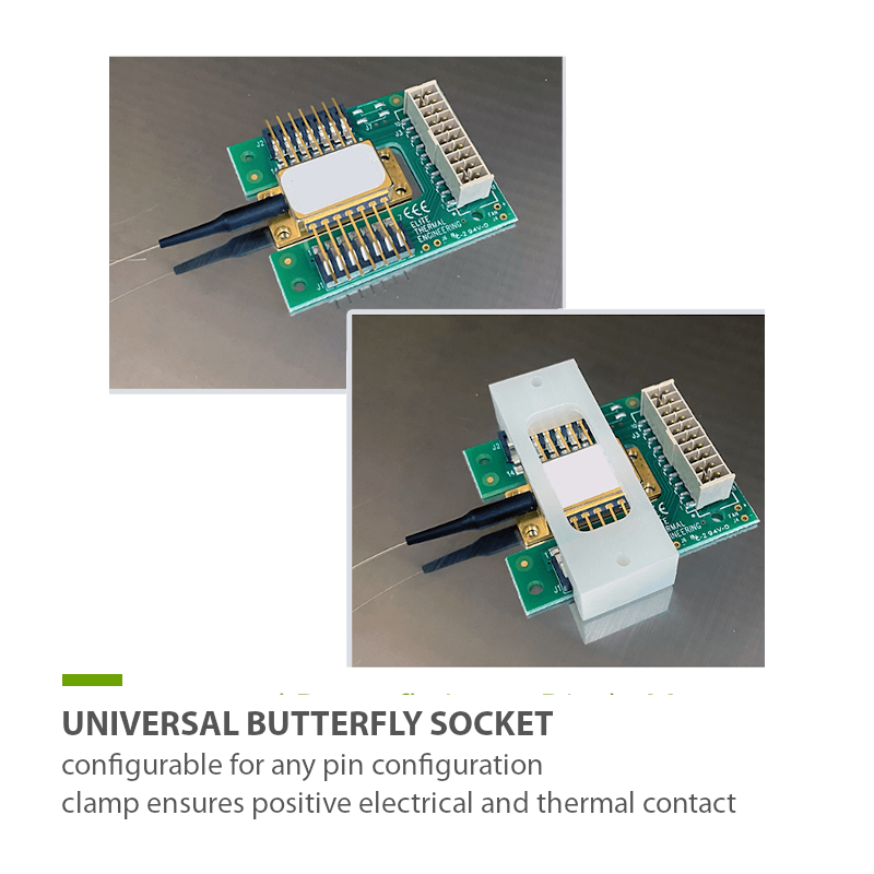 butterfly laser diode mounting socket