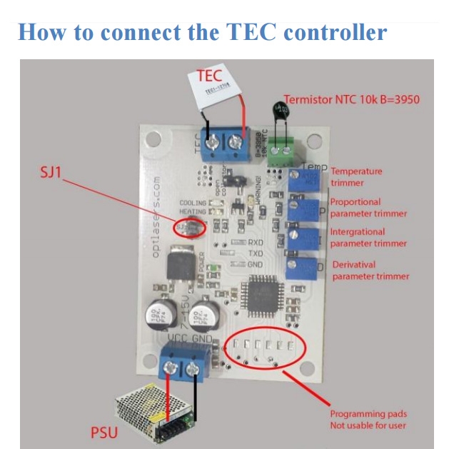 Low Cost Laser Diode TEC / Temperature Controller,120 Watt Output